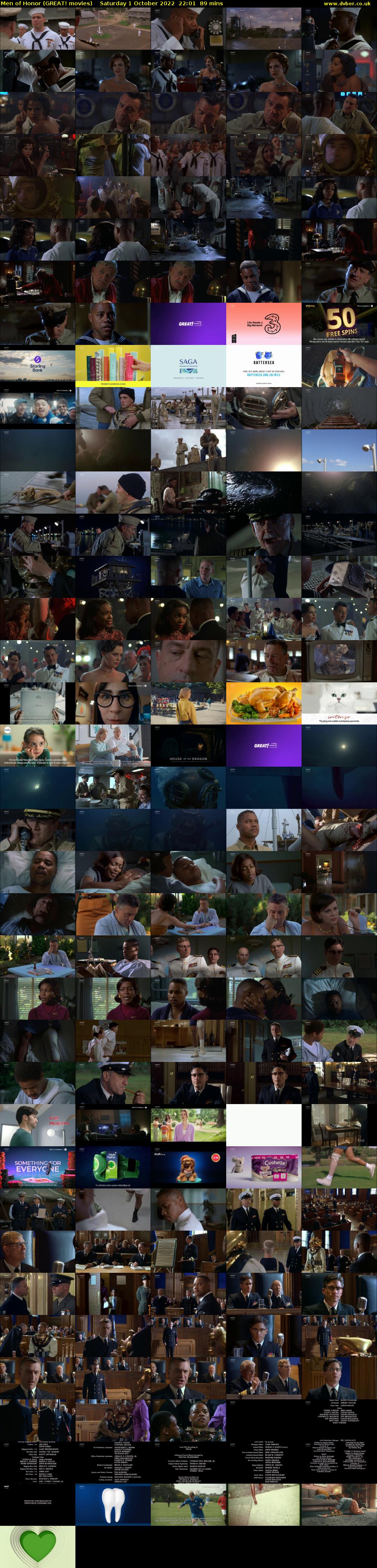Men of Honor (GREAT! movies) Saturday 1 October 2022 22:01 - 23:30