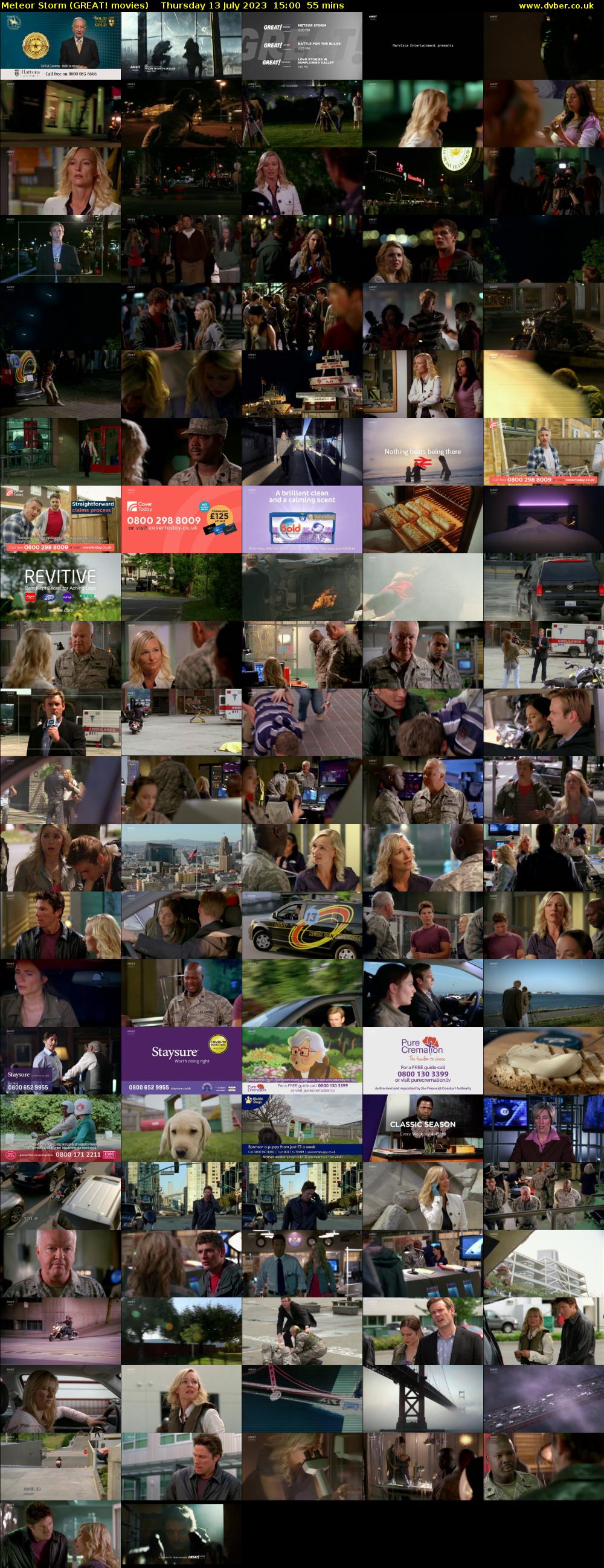 Meteor Storm (GREAT! movies) Thursday 13 July 2023 15:00 - 15:55