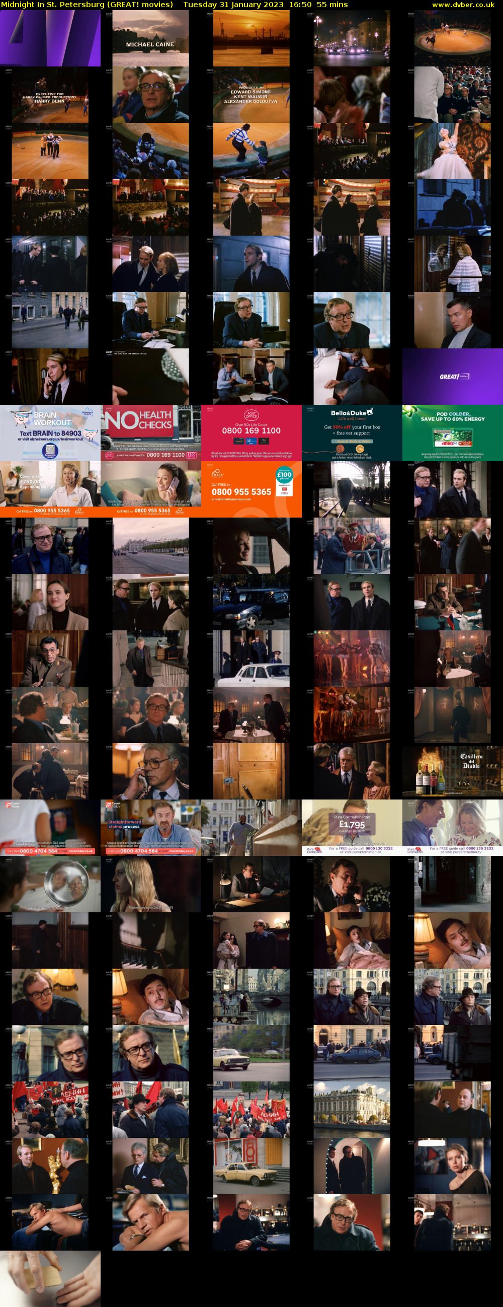 Midnight In St. Petersburg (GREAT! movies) Tuesday 31 January 2023 16:50 - 17:45