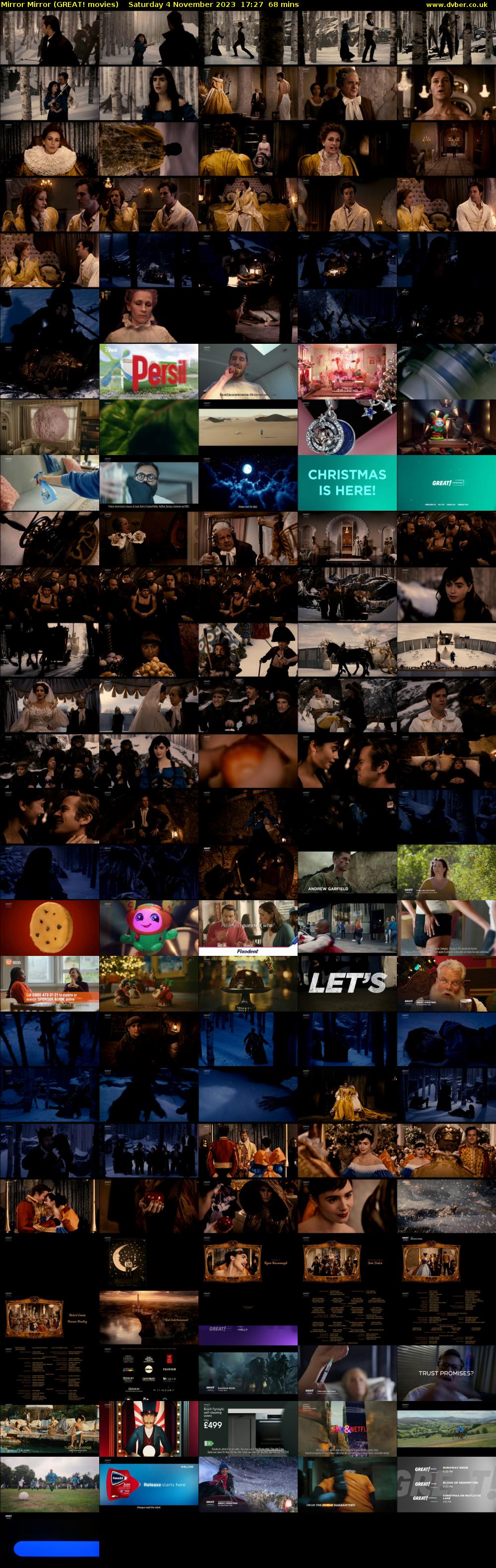 Mirror Mirror (GREAT! movies) Saturday 4 November 2023 17:27 - 18:35