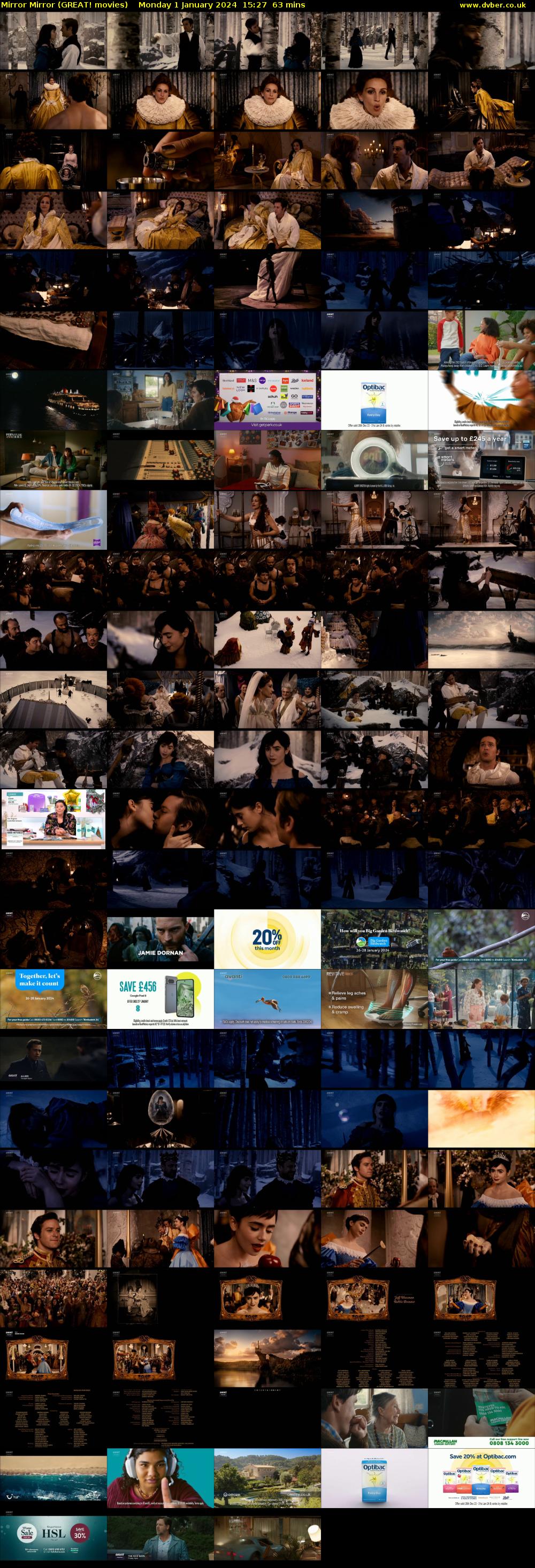 Mirror Mirror (GREAT! movies) Monday 1 January 2024 15:27 - 16:30