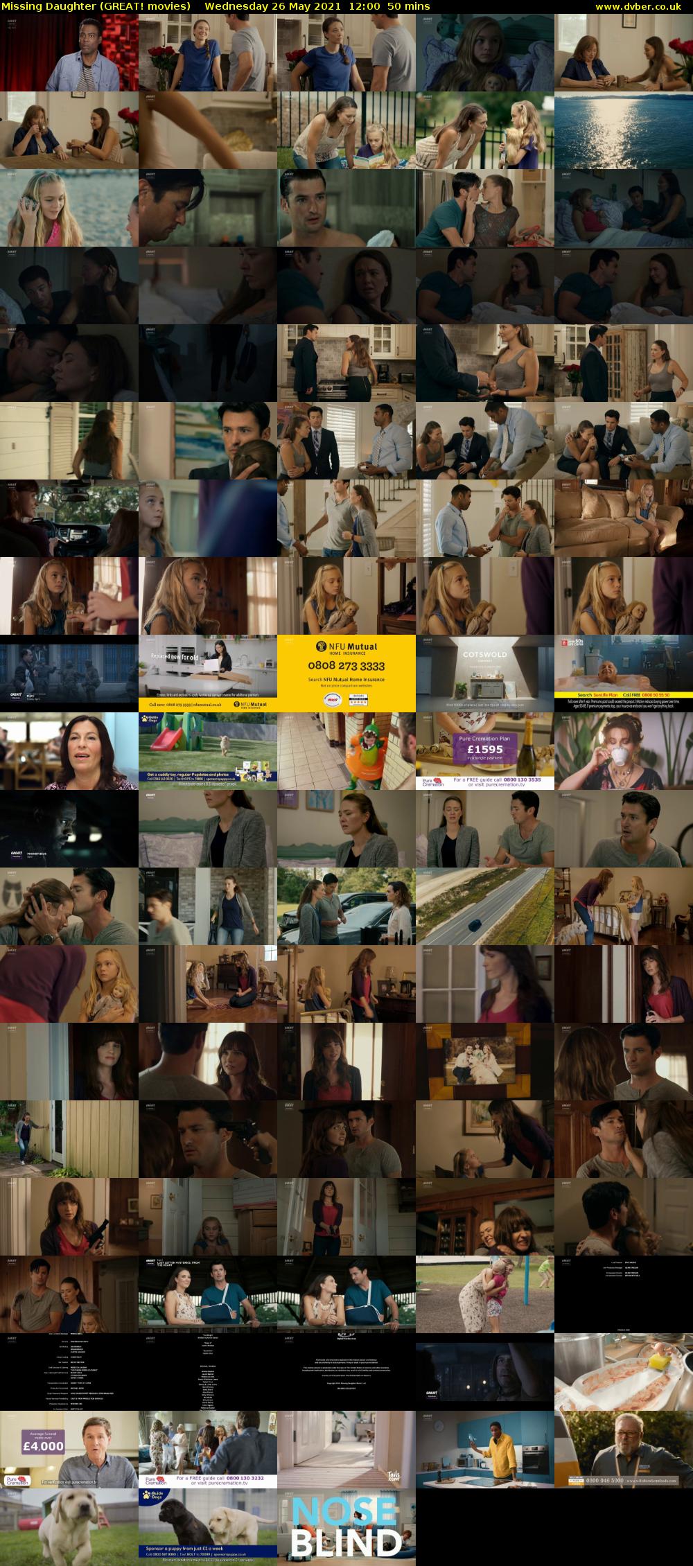 Missing Daughter (GREAT! movies) Wednesday 26 May 2021 12:00 - 12:50