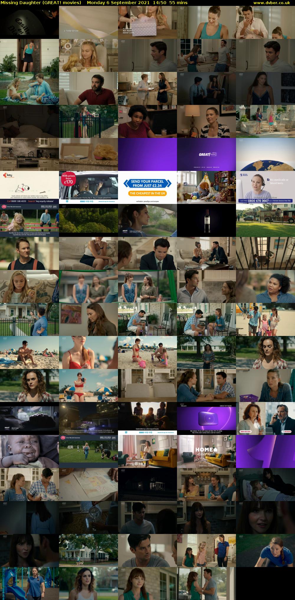 Missing Daughter (GREAT! movies) Monday 6 September 2021 14:50 - 15:45