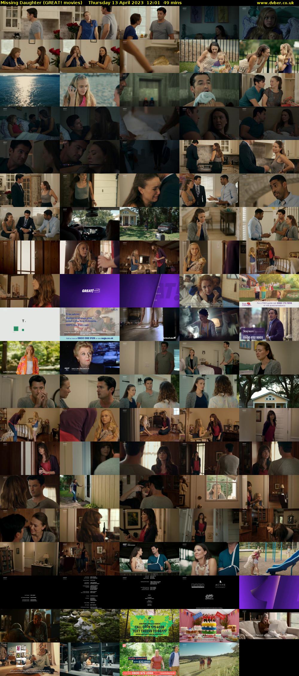 Missing Daughter (GREAT! movies) Thursday 13 April 2023 12:01 - 12:50