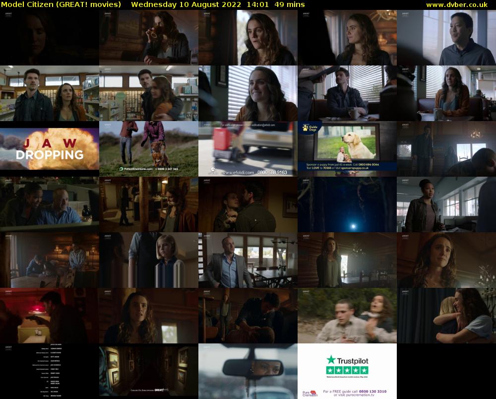Model Citizen (GREAT! movies) Wednesday 10 August 2022 14:01 - 14:50