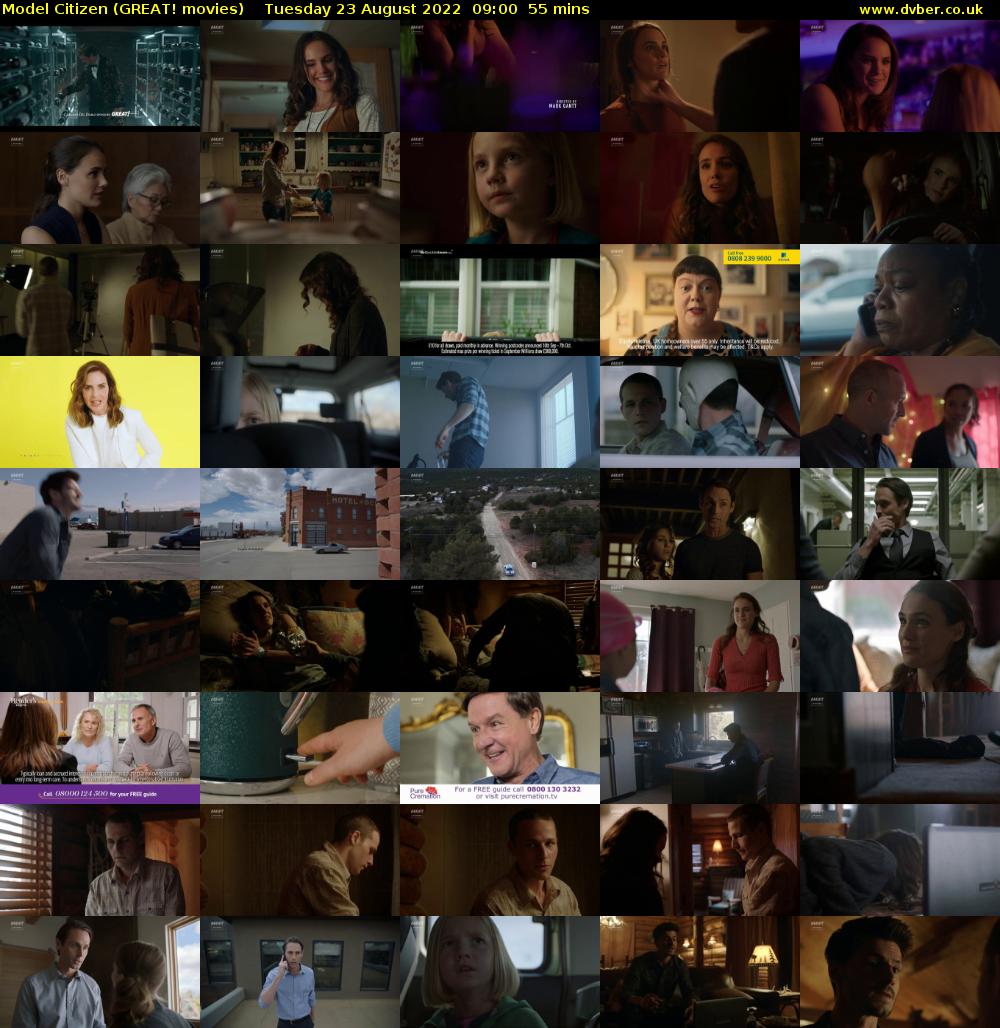 Model Citizen (GREAT! movies) Tuesday 23 August 2022 09:00 - 09:55