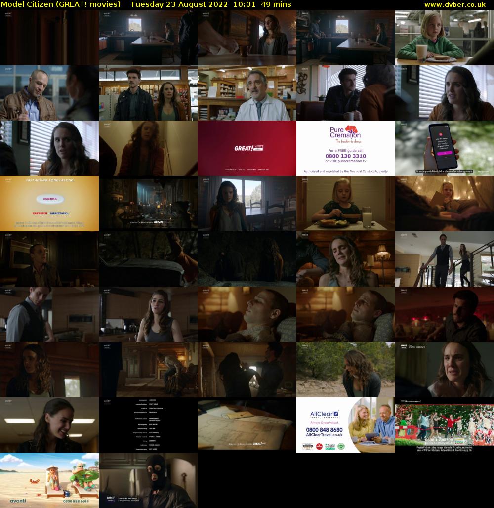 Model Citizen (GREAT! movies) Tuesday 23 August 2022 10:01 - 10:50