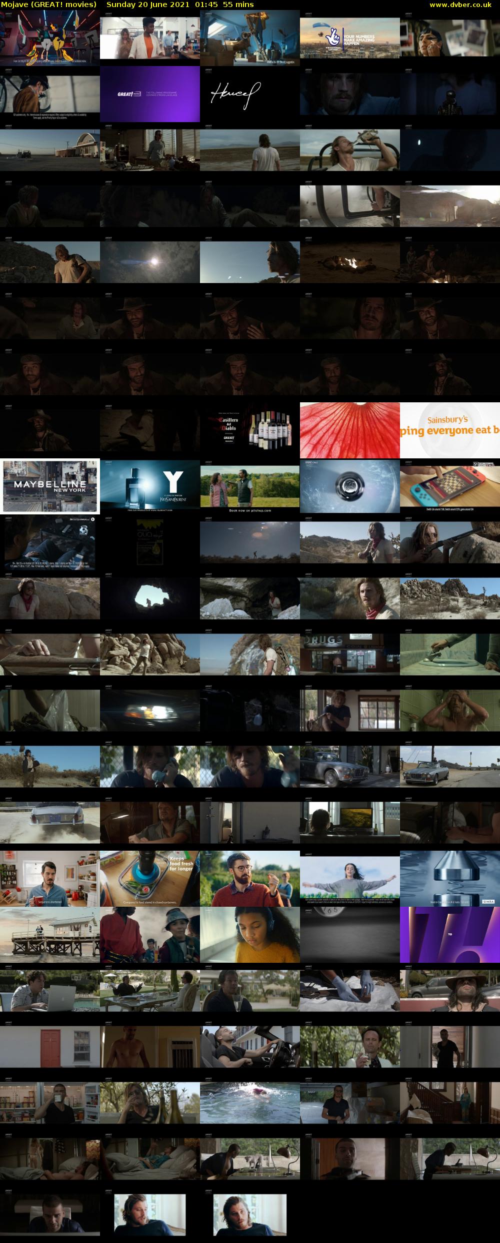 Mojave (GREAT! movies) Sunday 20 June 2021 01:45 - 02:40