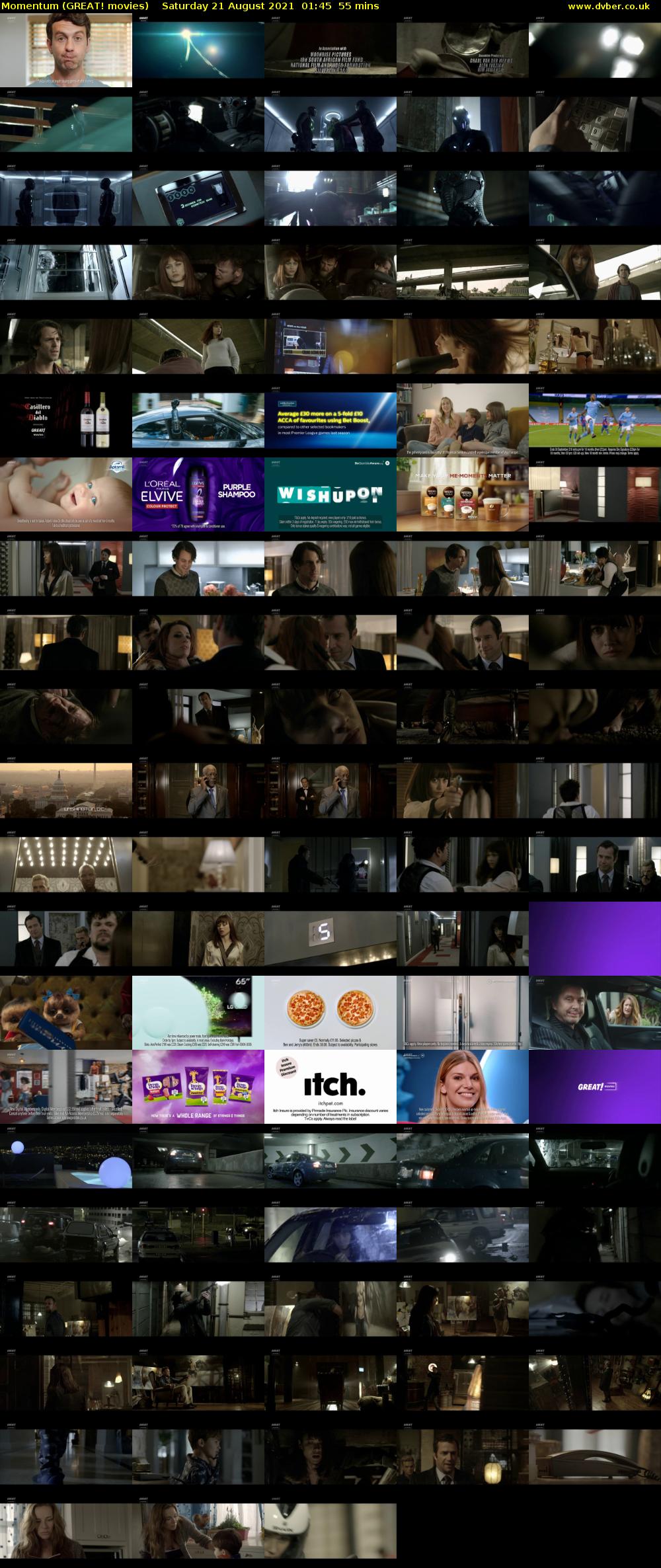 Momentum (GREAT! movies) Saturday 21 August 2021 01:45 - 02:40