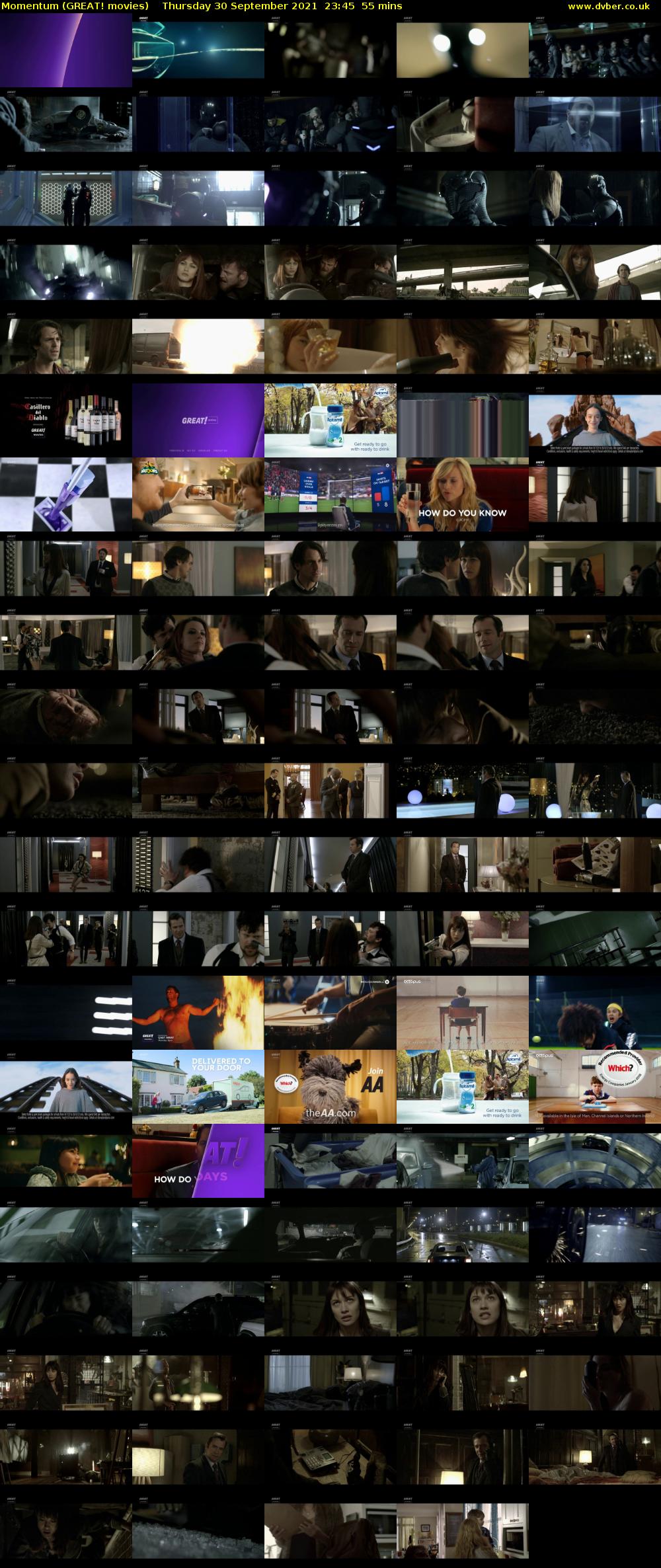 Momentum (GREAT! movies) Thursday 30 September 2021 23:45 - 00:40