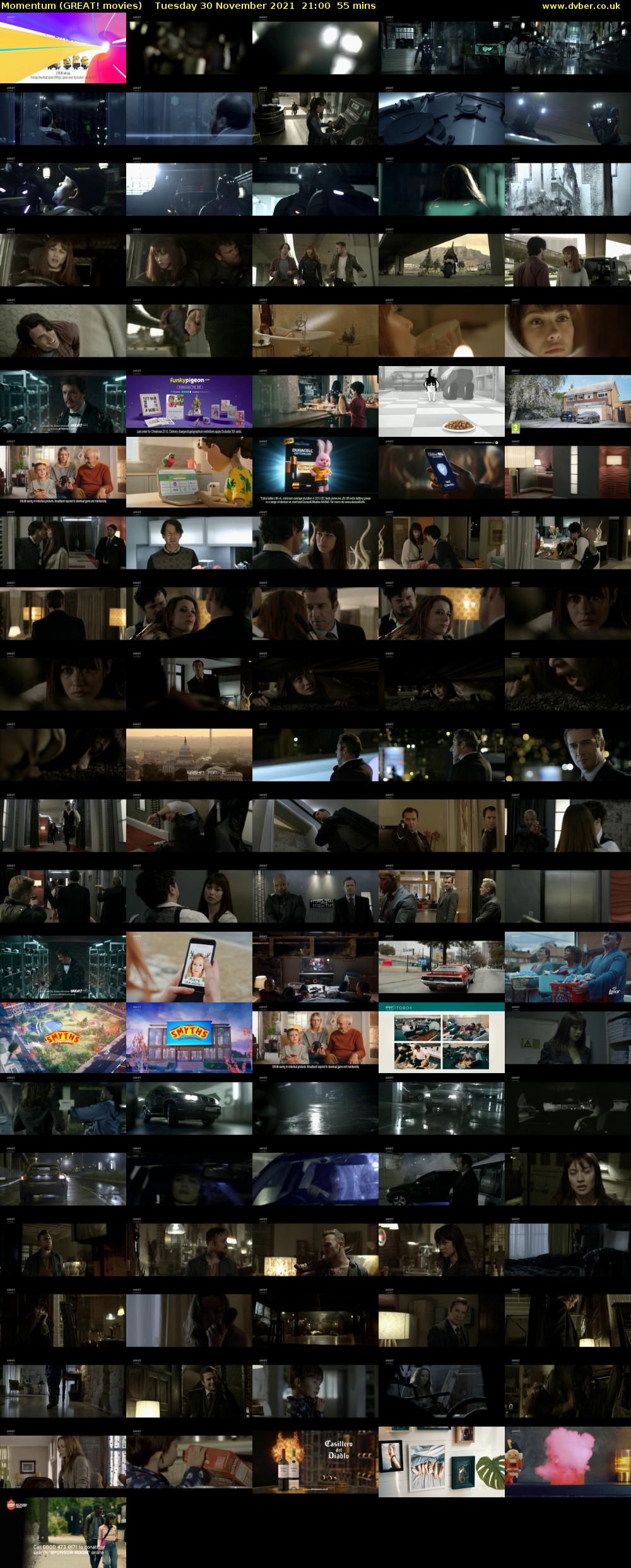 Momentum (GREAT! movies) Tuesday 30 November 2021 21:00 - 21:55