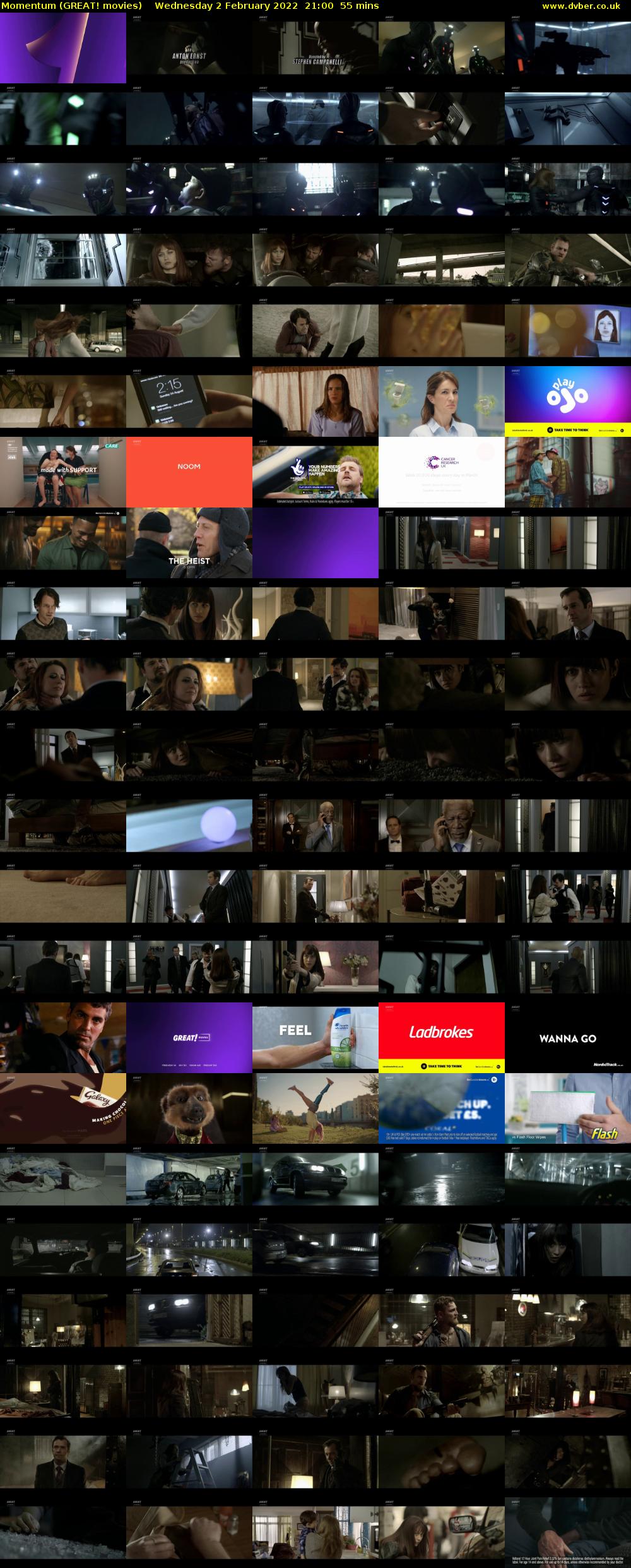 Momentum (GREAT! movies) Wednesday 2 February 2022 21:00 - 21:55