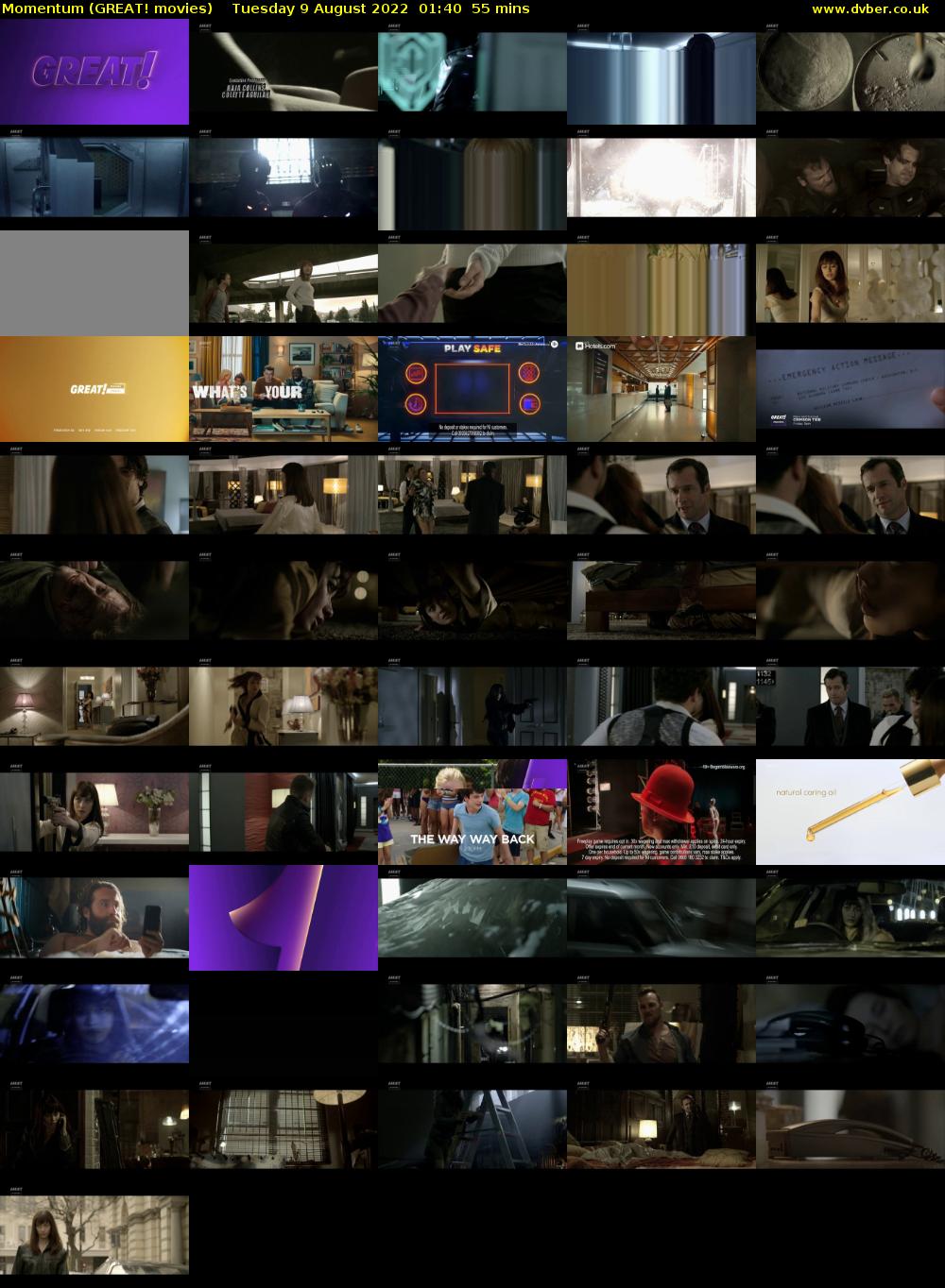 Momentum (GREAT! movies) Tuesday 9 August 2022 01:40 - 02:35