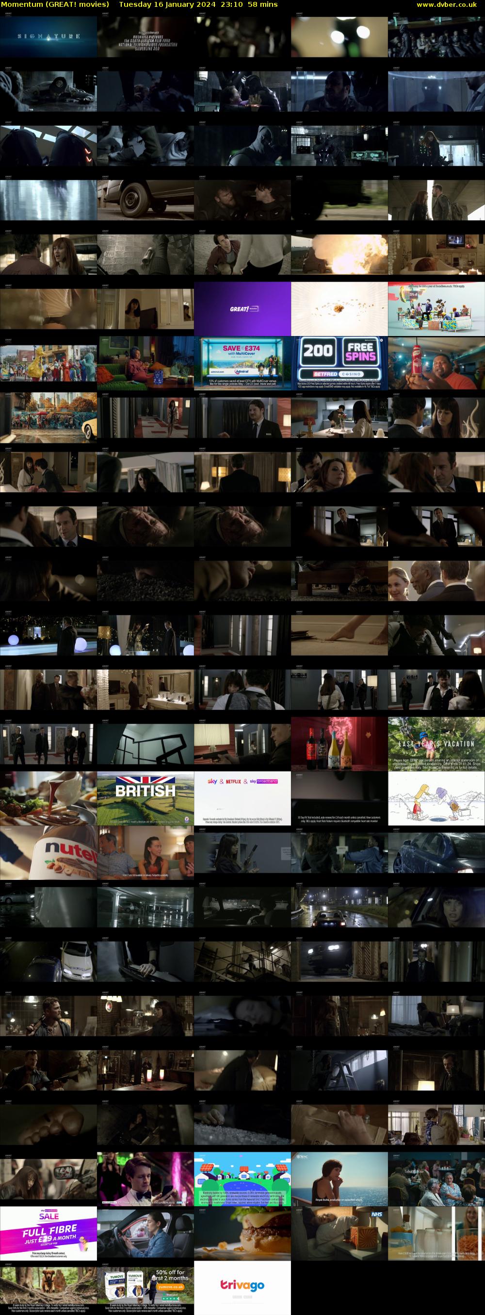 Momentum (GREAT! movies) Tuesday 16 January 2024 23:10 - 00:08