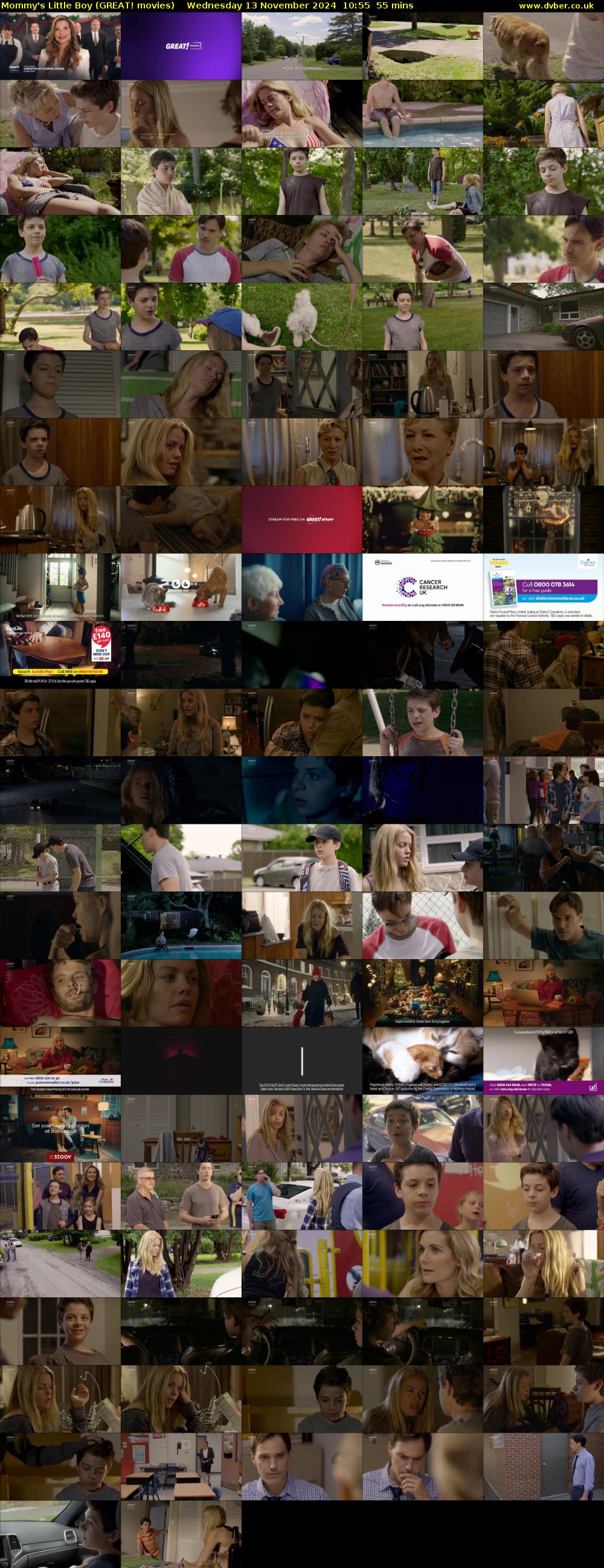 Mommy's Little Boy (GREAT! movies) Wednesday 13 November 2024 10:55 - 11:50