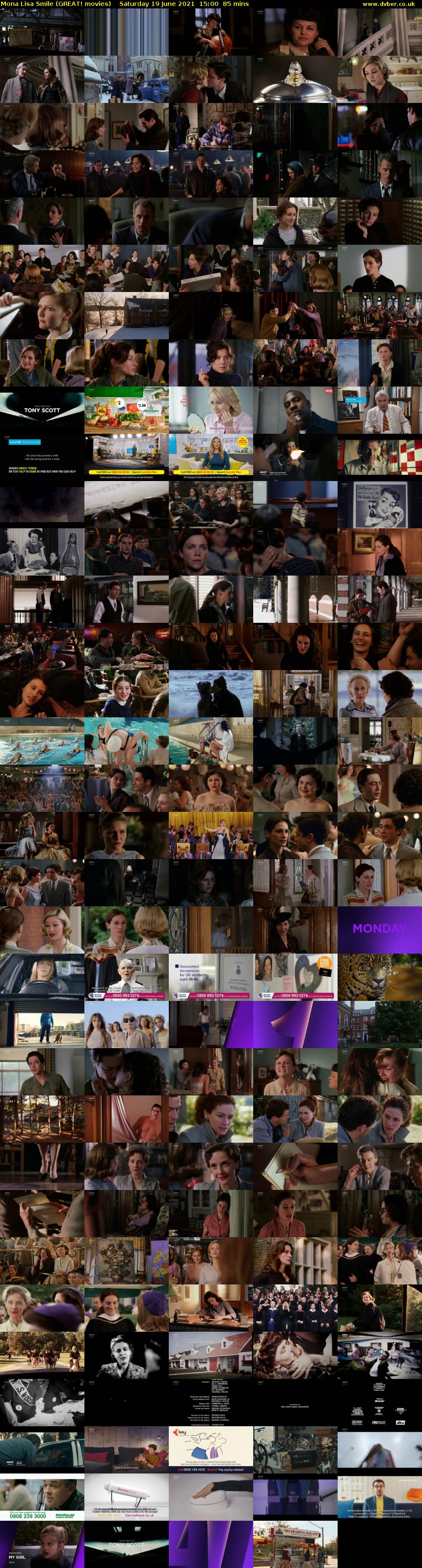 Mona Lisa Smile (GREAT! movies) Saturday 19 June 2021 15:00 - 16:25