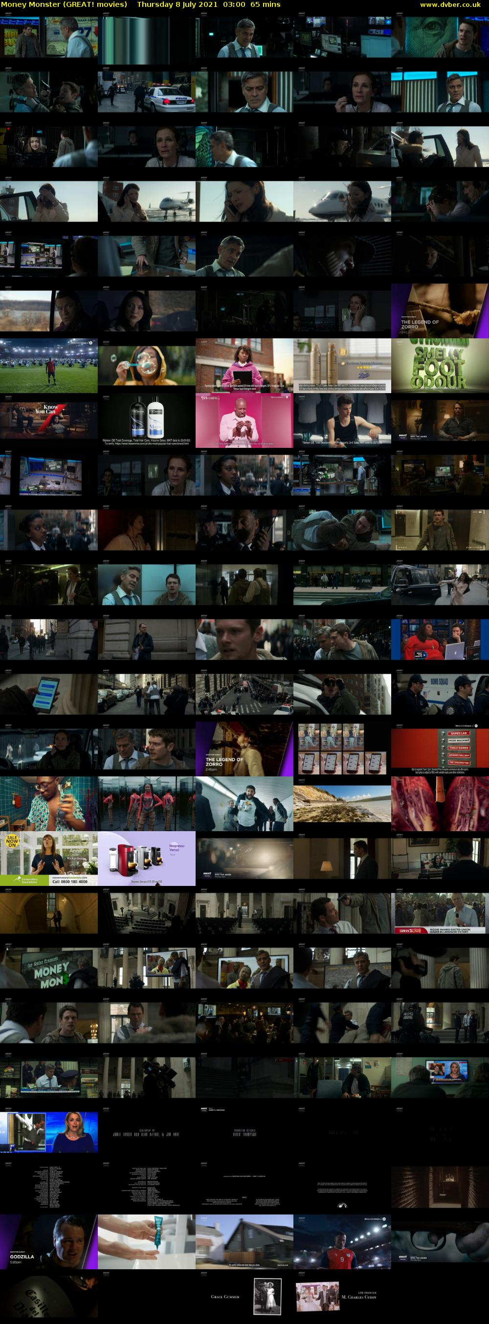 Money Monster (GREAT! movies) Thursday 8 July 2021 03:00 - 04:05