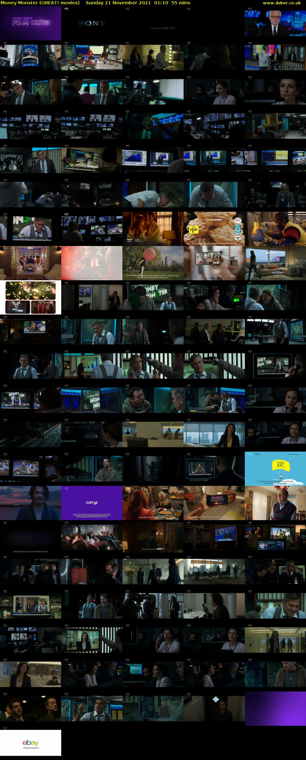 Money Monster (GREAT! movies) Sunday 21 November 2021 01:10 - 02:05