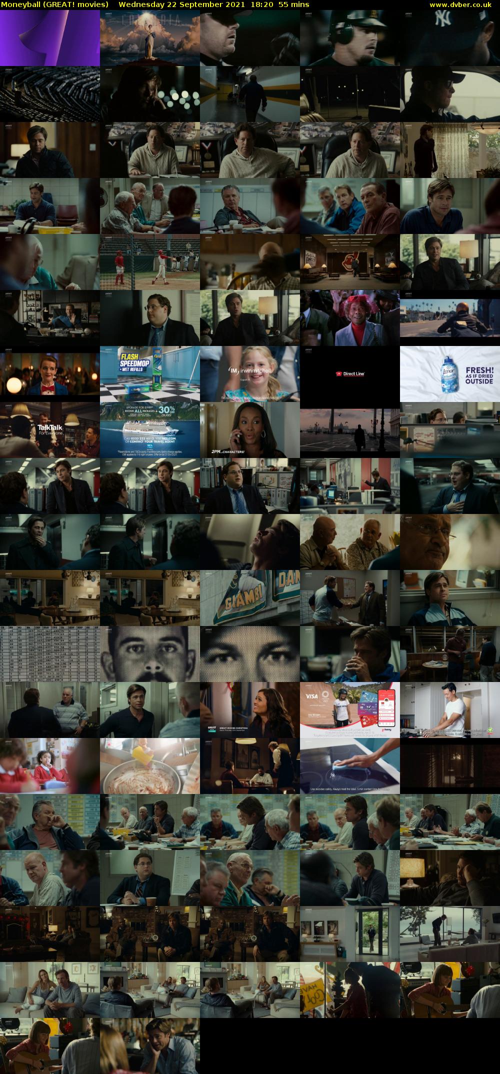 Moneyball (GREAT! movies) Wednesday 22 September 2021 18:20 - 19:15