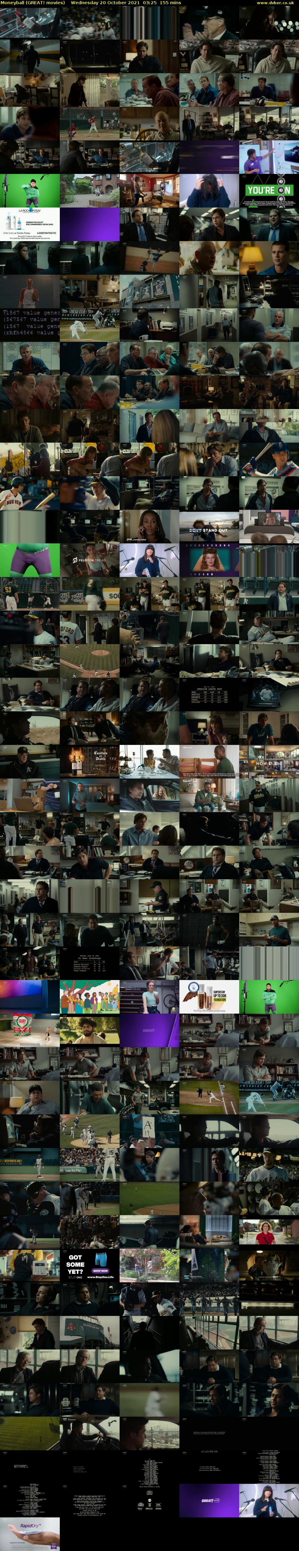Moneyball (GREAT! movies) Wednesday 20 October 2021 03:25 - 06:00