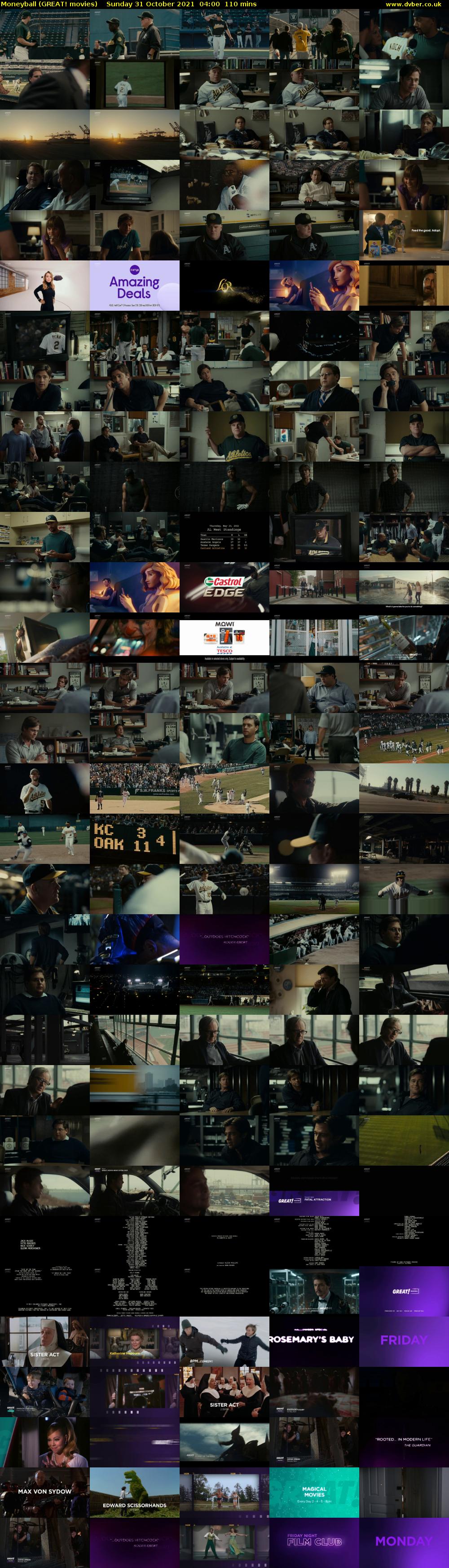 Moneyball (GREAT! movies) Sunday 31 October 2021 04:00 - 05:50