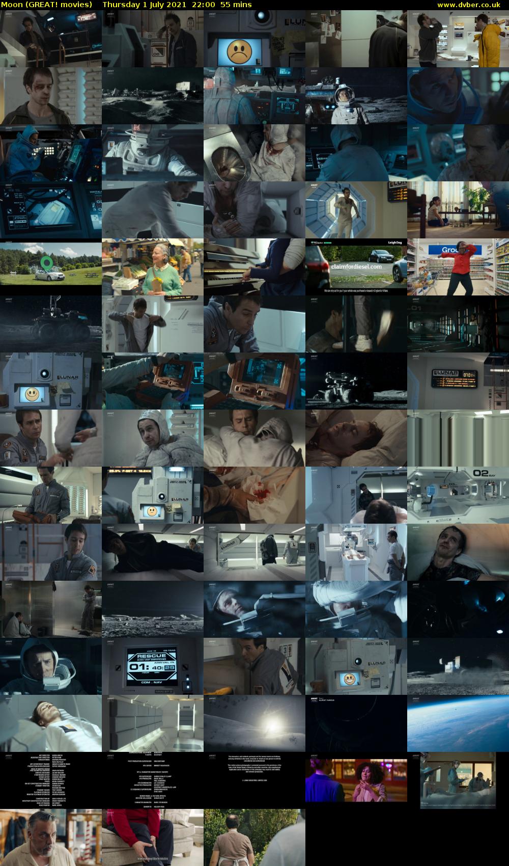 Moon (GREAT! movies) Thursday 1 July 2021 22:00 - 22:55