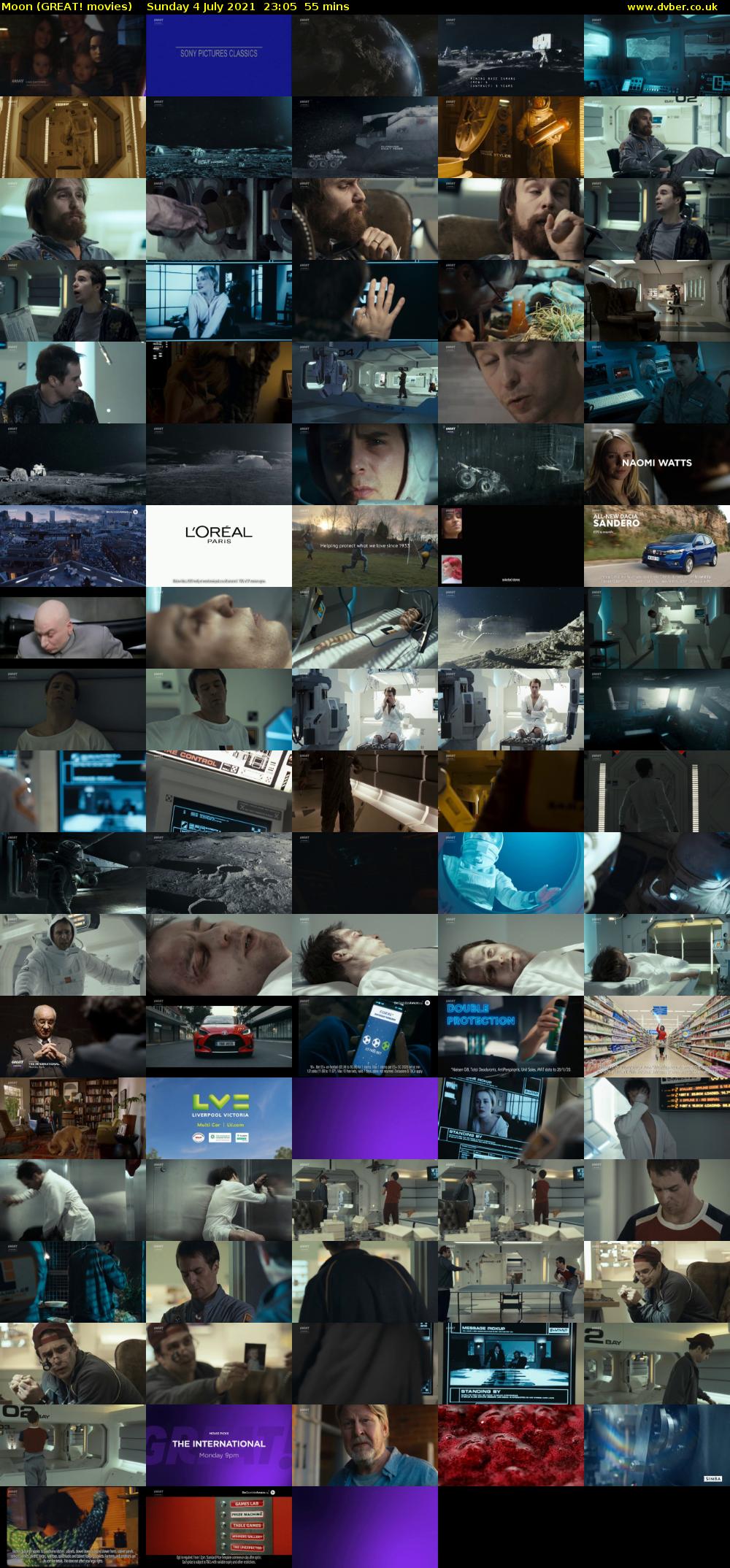 Moon (GREAT! movies) Sunday 4 July 2021 23:05 - 00:00