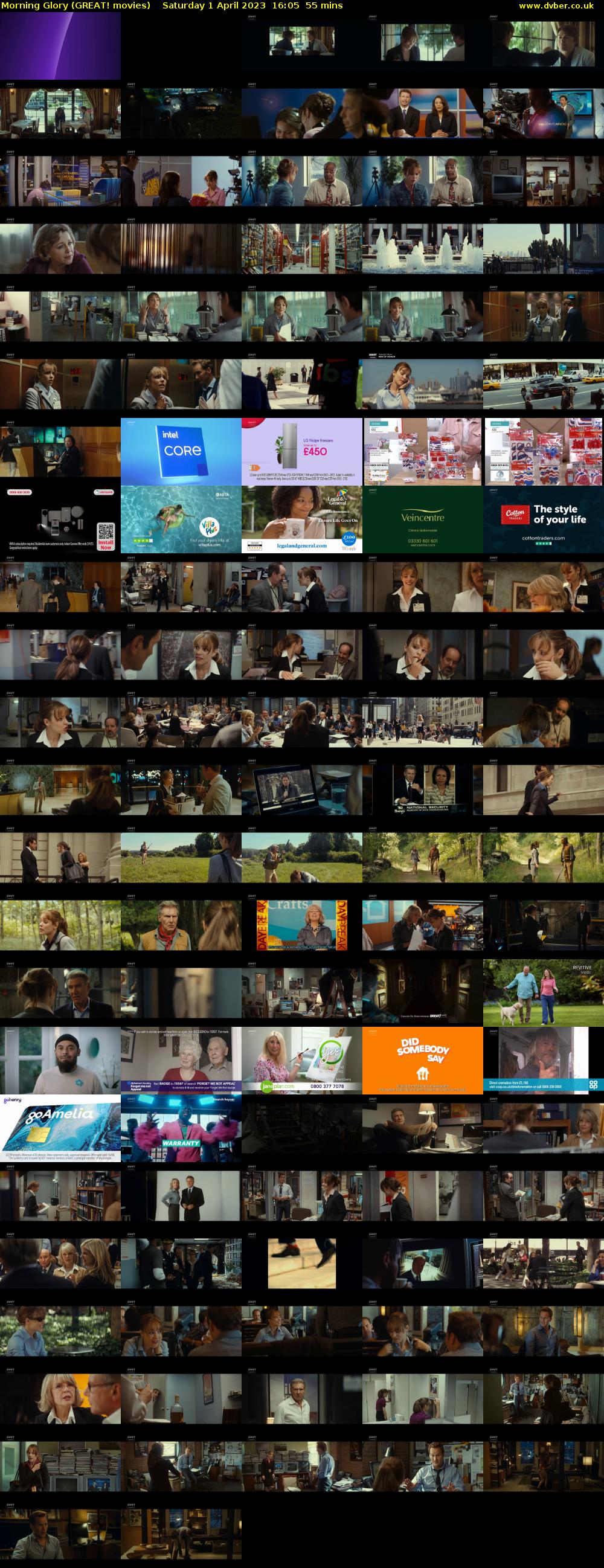 Morning Glory (GREAT! movies) Saturday 1 April 2023 16:05 - 17:00