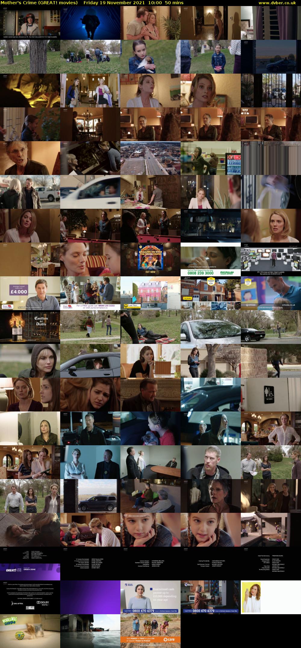 Mother's Crime (GREAT! movies) Friday 19 November 2021 10:00 - 10:50