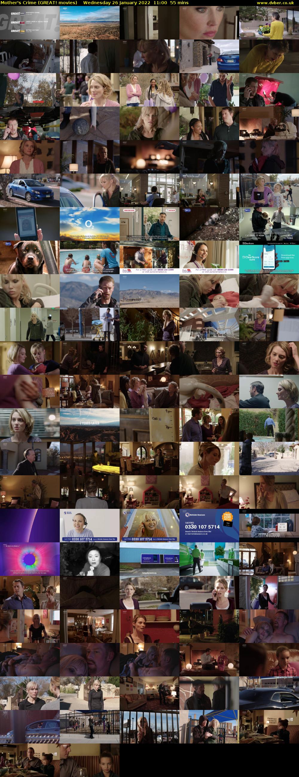 Mother's Crime (GREAT! movies) Wednesday 26 January 2022 11:00 - 11:55