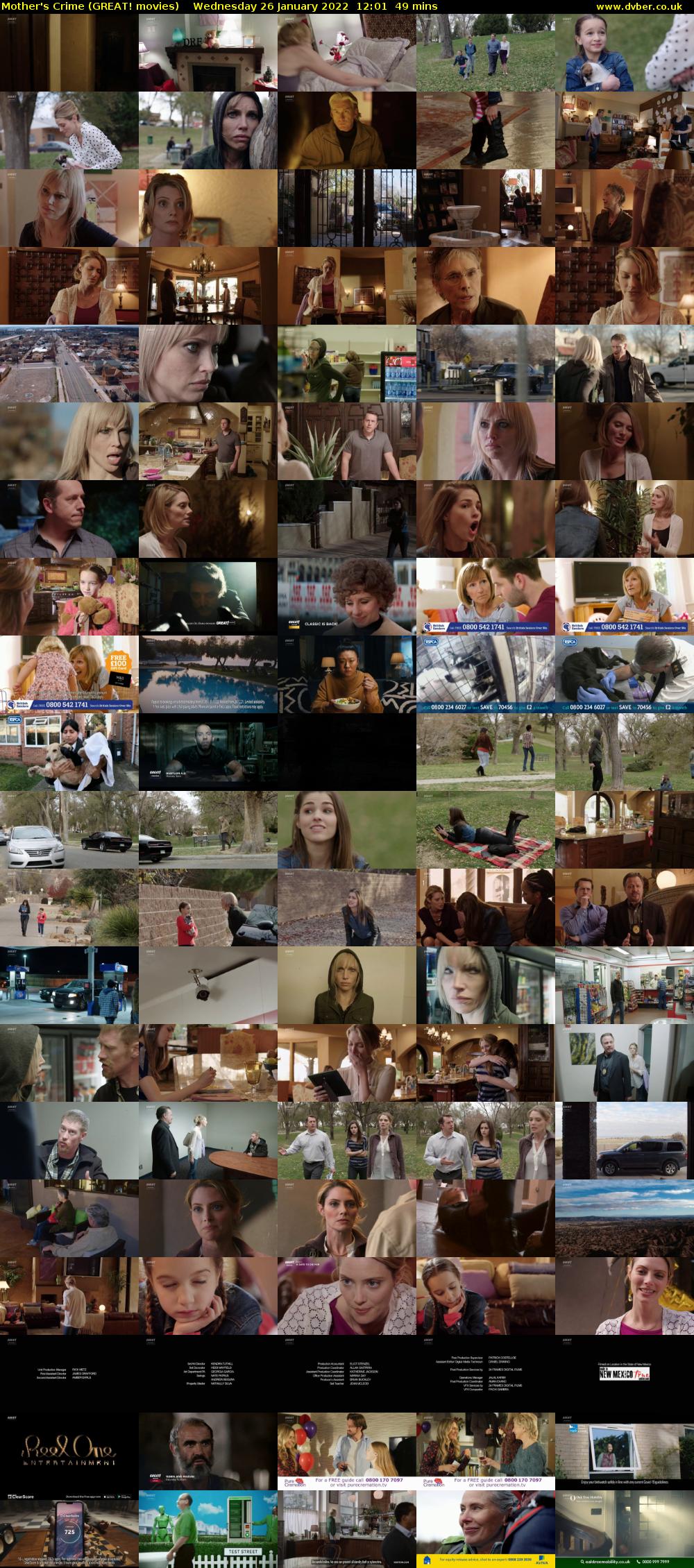 Mother's Crime (GREAT! movies) Wednesday 26 January 2022 12:01 - 12:50