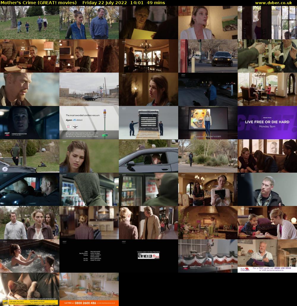 Mother's Crime (GREAT! movies) Friday 22 July 2022 14:01 - 14:50