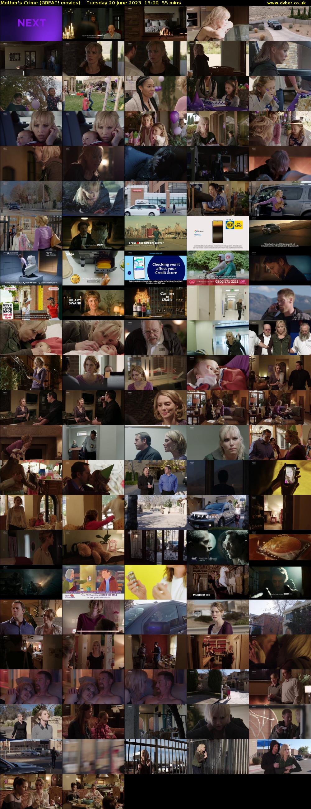 Mother's Crime (GREAT! movies) Tuesday 20 June 2023 15:00 - 15:55