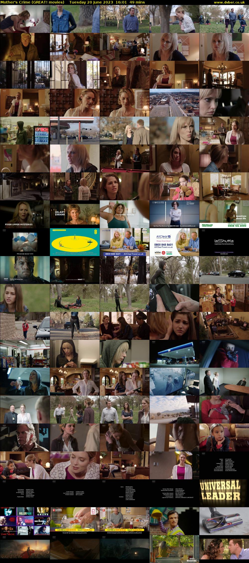 Mother's Crime (GREAT! movies) Tuesday 20 June 2023 16:01 - 16:50