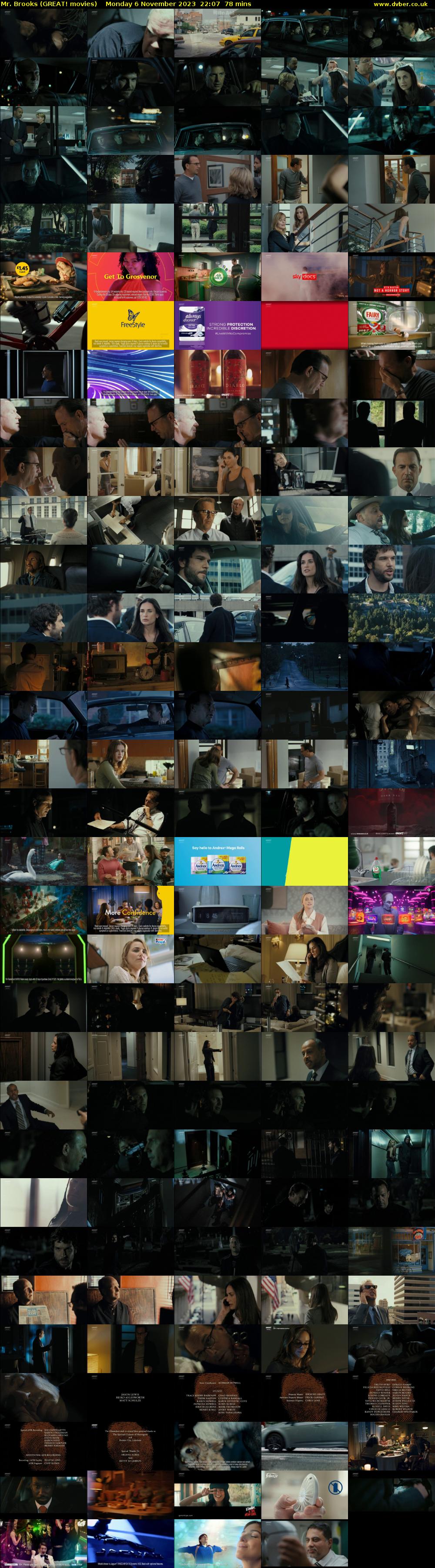 Mr. Brooks (GREAT! movies) Monday 6 November 2023 22:07 - 23:25