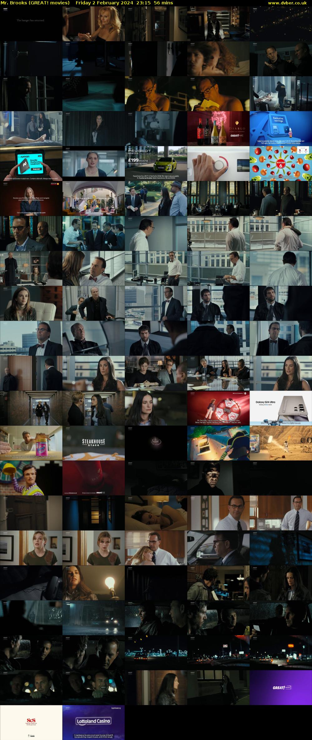 Mr. Brooks (GREAT! movies) Friday 2 February 2024 23:15 - 00:11