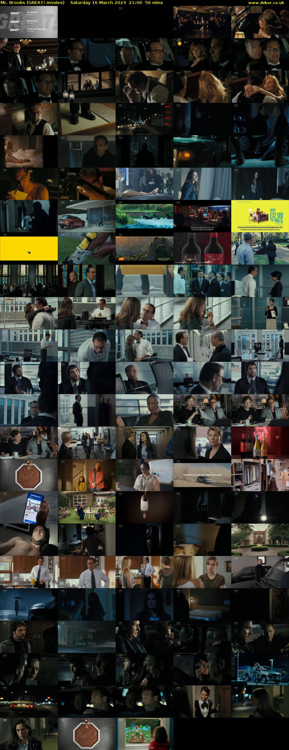 Mr. Brooks (GREAT! movies) Saturday 16 March 2024 21:00 - 21:56