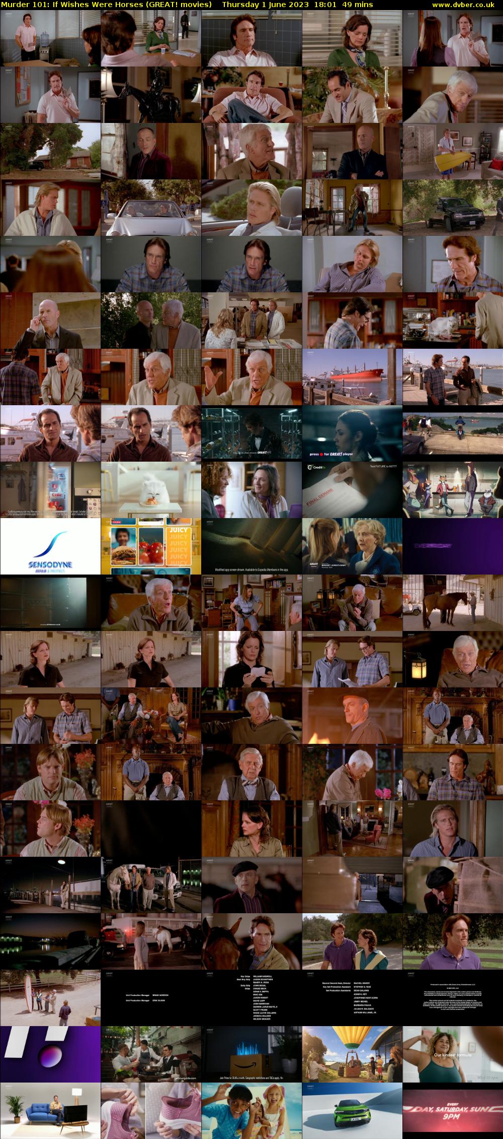 Murder 101: If Wishes Were Horses (GREAT! movies) Thursday 1 June 2023 18:01 - 18:50