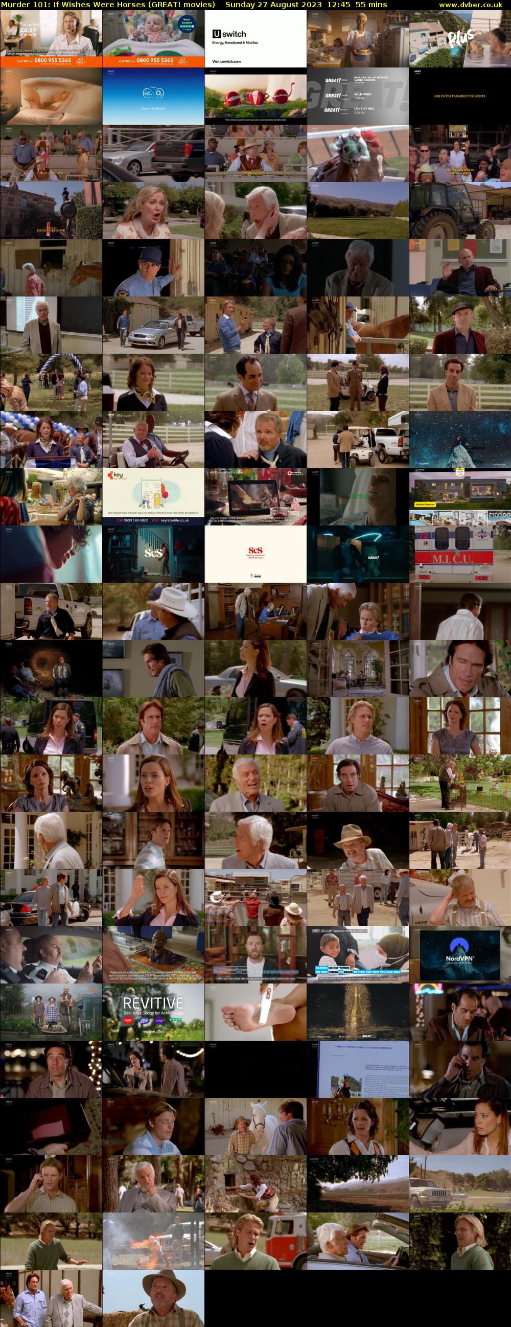 Murder 101: If Wishes Were Horses (GREAT! movies) Sunday 27 August 2023 12:45 - 13:40