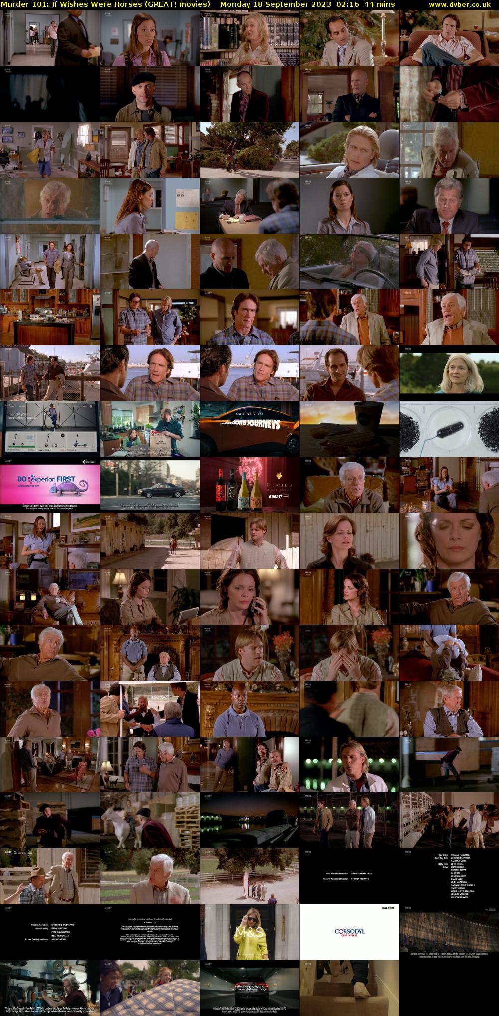 Murder 101: If Wishes Were Horses (GREAT! movies) Monday 18 September 2023 02:16 - 03:00