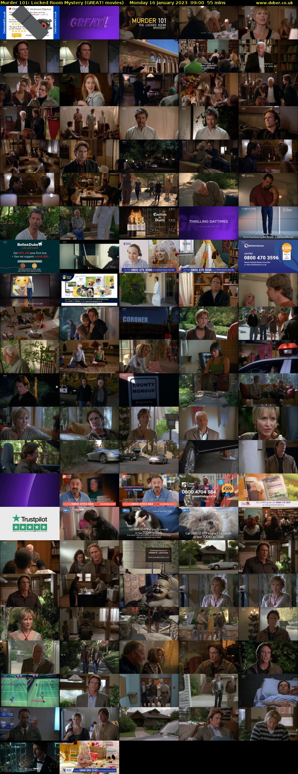 Murder 101: Locked Room Mystery (GREAT! movies) Monday 16 January 2023 09:00 - 09:55