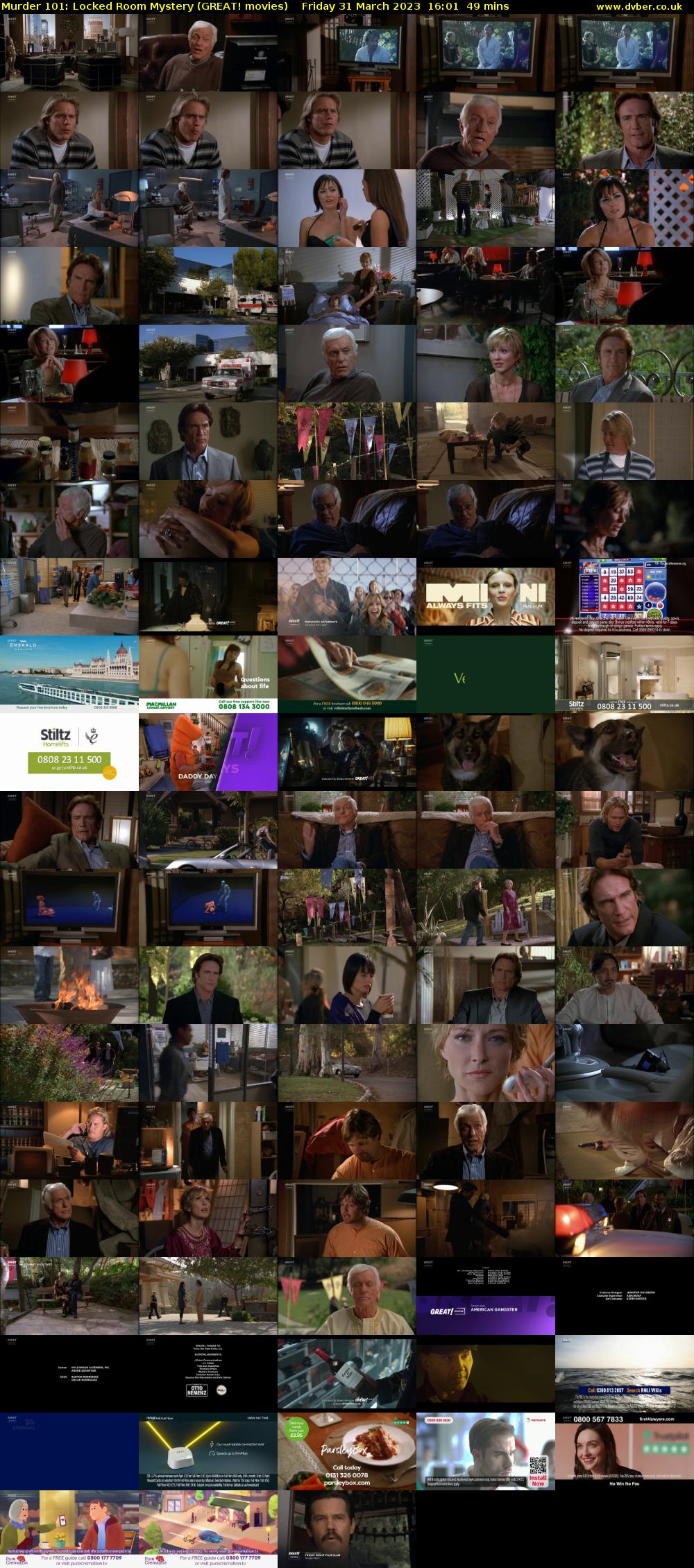Murder 101: Locked Room Mystery (GREAT! movies) Friday 31 March 2023 16:01 - 16:50