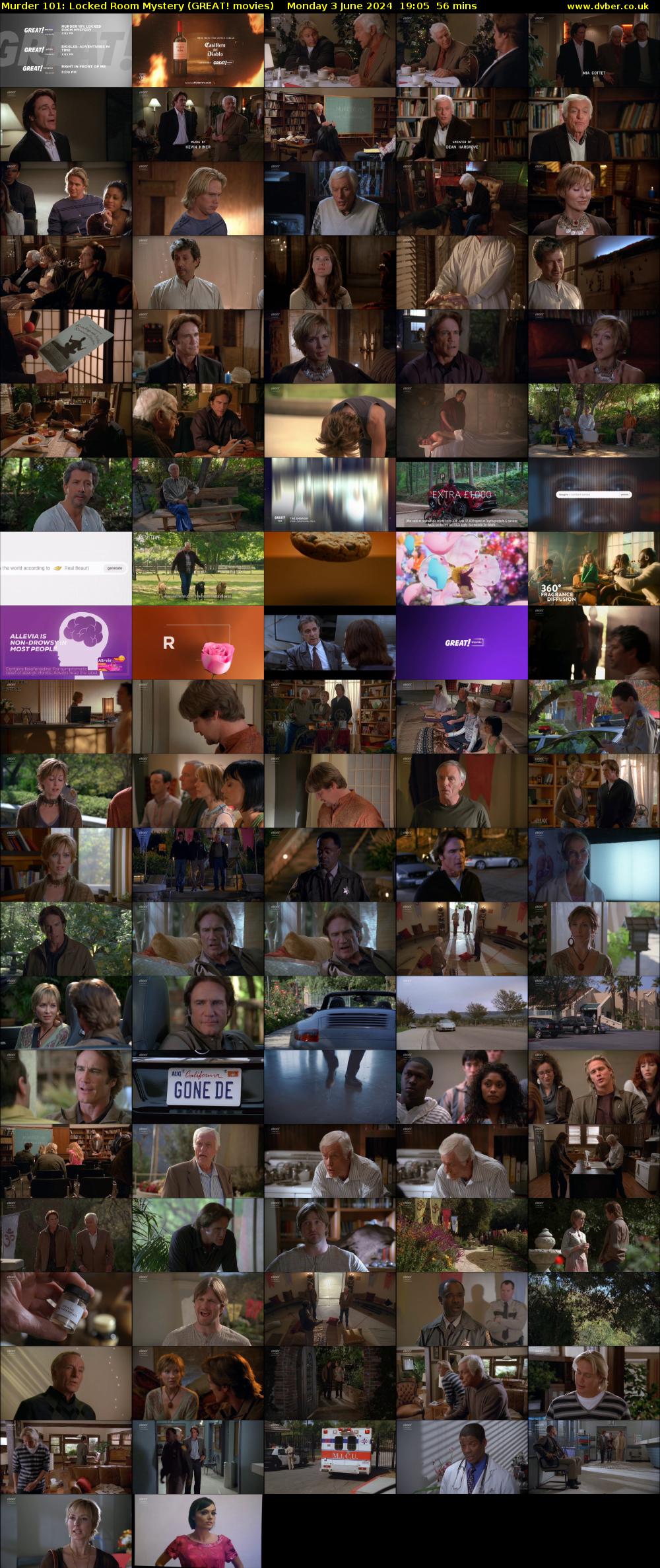 Murder 101: Locked Room Mystery (GREAT! movies) Monday 3 June 2024 19:05 - 20:01