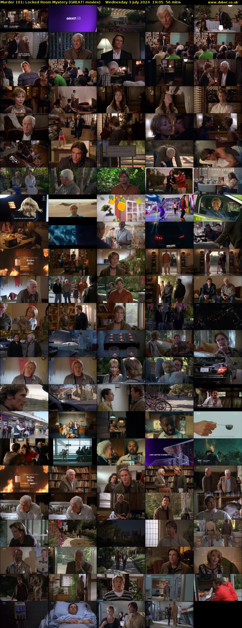Murder 101: Locked Room Mystery (GREAT! movies) Wednesday 3 July 2024 19:05 - 20:01