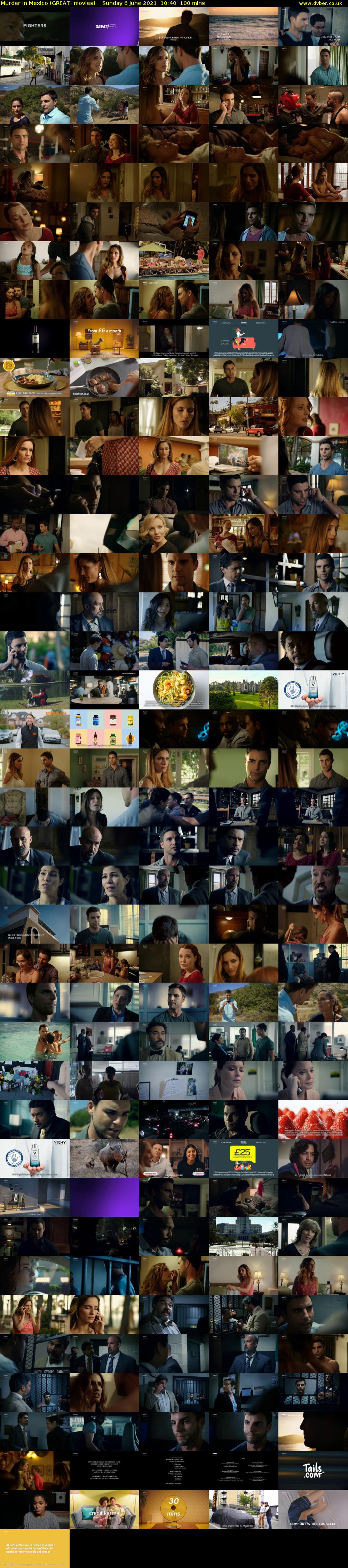 Murder In Mexico (GREAT! movies) Sunday 6 June 2021 10:40 - 12:20