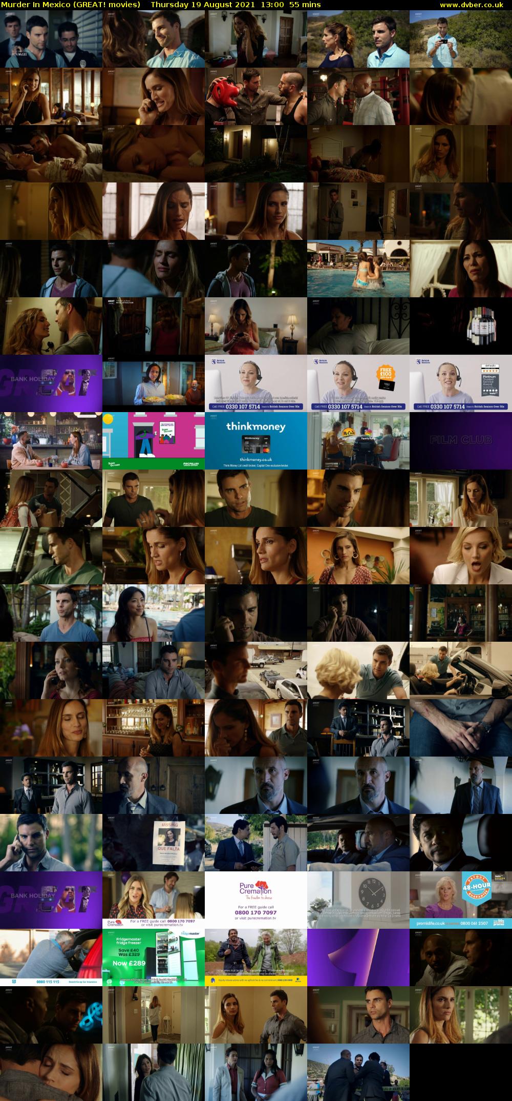 Murder In Mexico (GREAT! movies) Thursday 19 August 2021 13:00 - 13:55