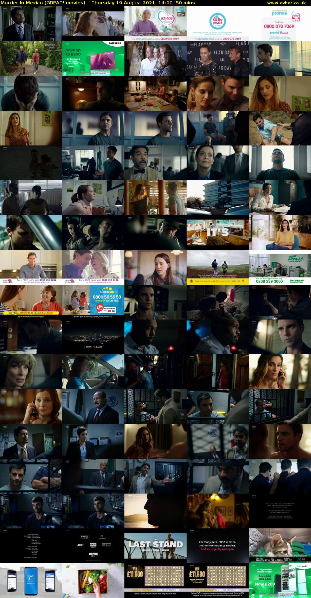 Murder In Mexico (GREAT! movies) Thursday 19 August 2021 14:00 - 14:50
