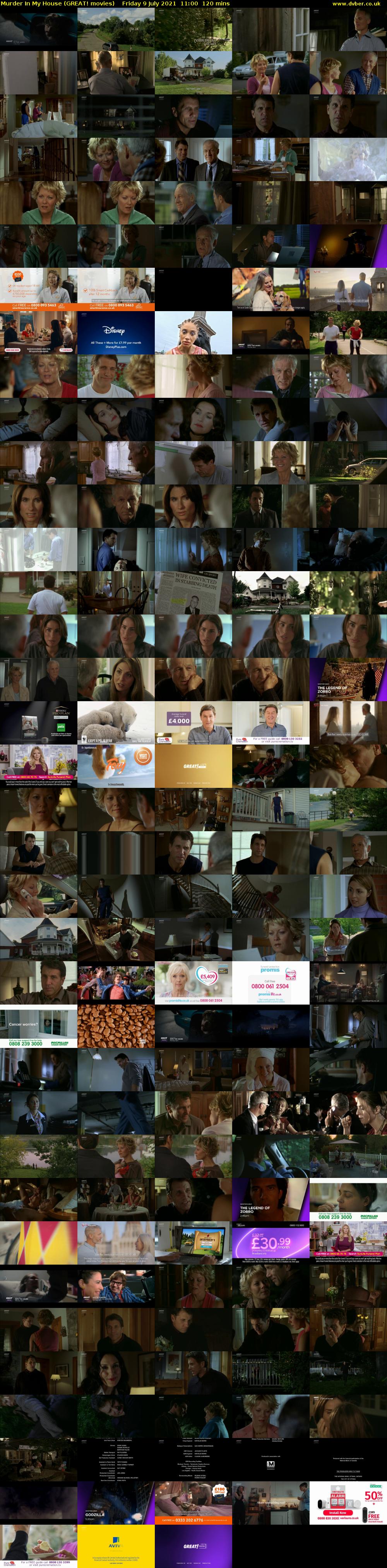 Murder In My House (GREAT! movies) Friday 9 July 2021 11:00 - 13:00