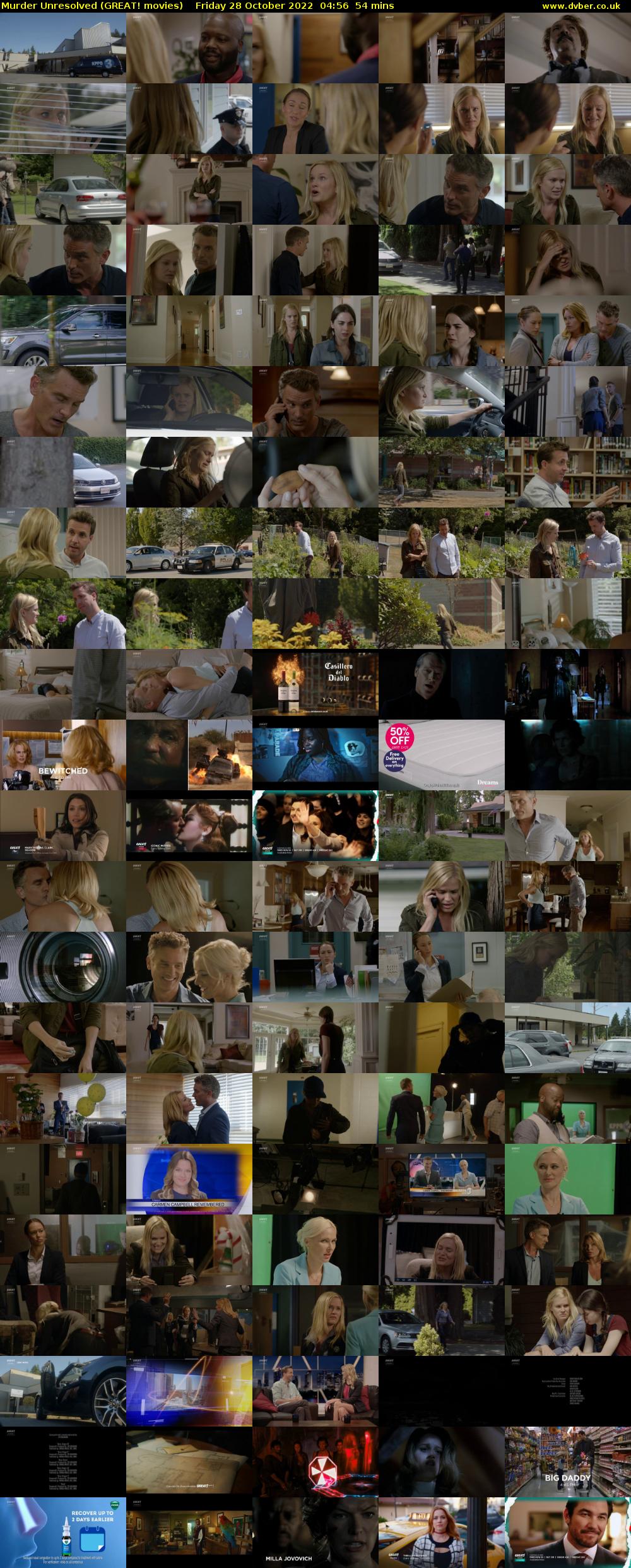Murder Unresolved (GREAT! movies) Friday 28 October 2022 04:56 - 05:50