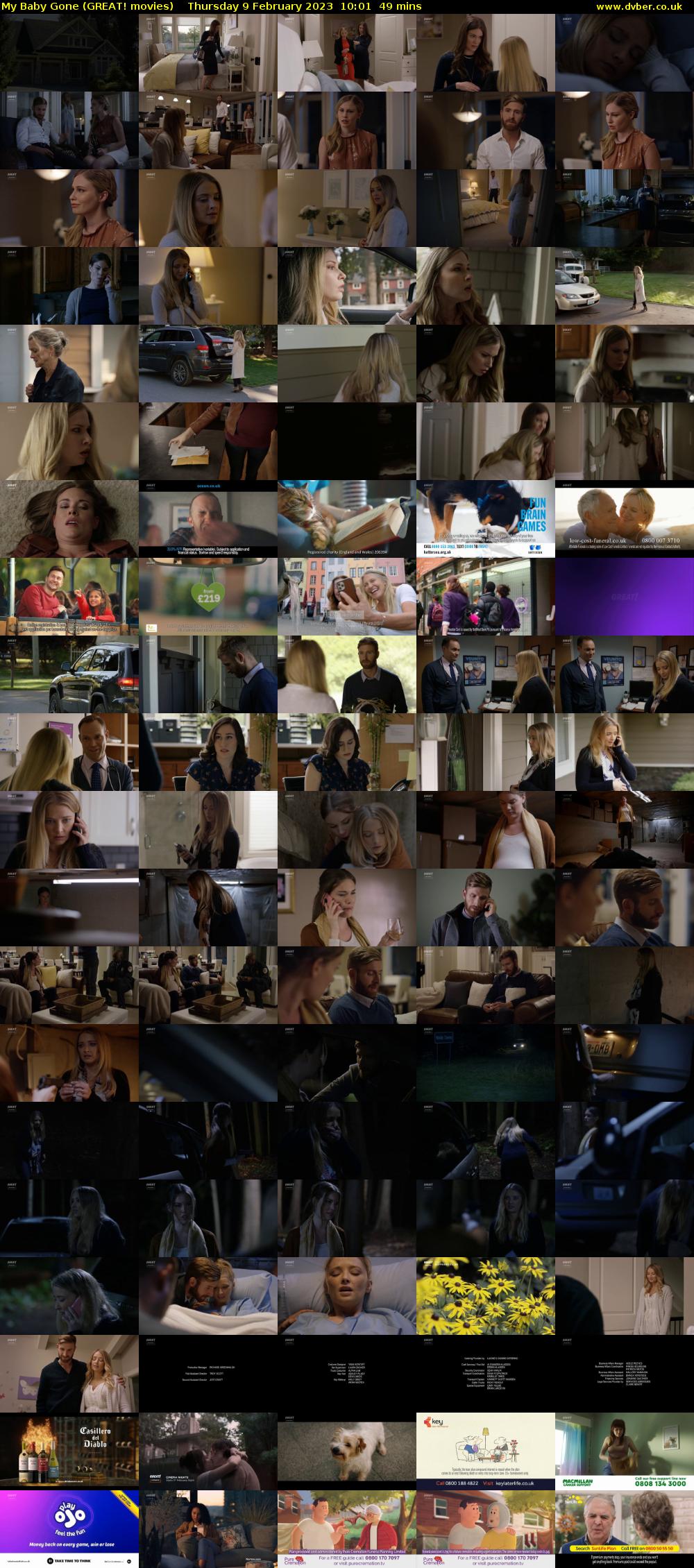 My Baby Gone (GREAT! movies) Thursday 9 February 2023 10:01 - 10:50